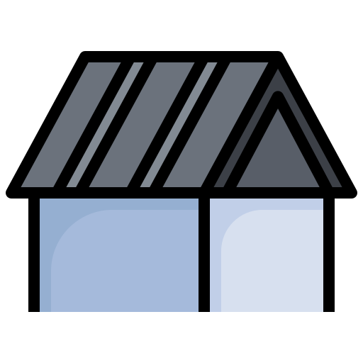 지붕 Generic Outline Color icon