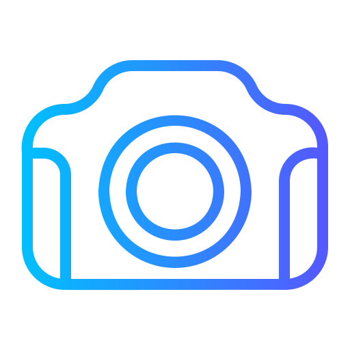 fotocamera Generic gradient outline icoon