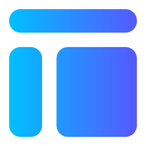 レイアウト Generic gradient fill icon