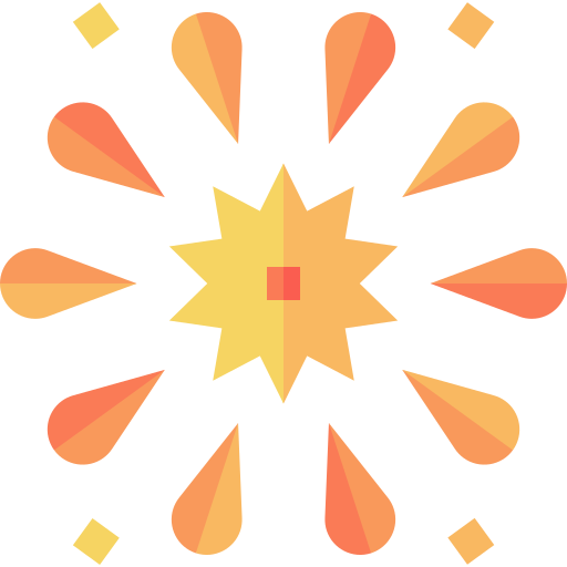 Fireworks  Basic Straight Flat icon