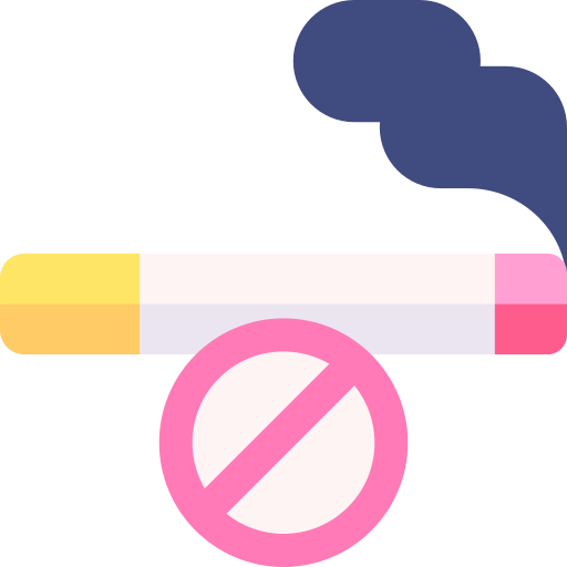 No smoking Basic Rounded Flat icon