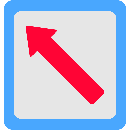 linksboven Generic Flat icoon