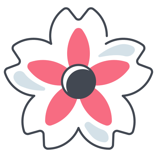 Cherry blossom Generic color lineal-color icon