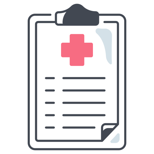 Medical Report Generic color lineal-color icon