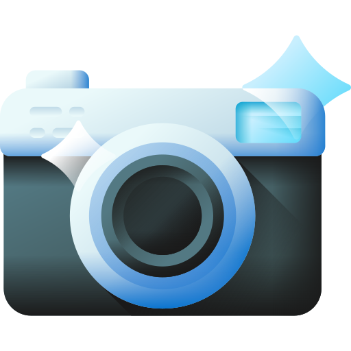 카메라 3D Color icon