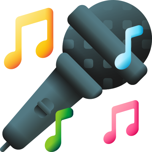 音楽 3D Color icon
