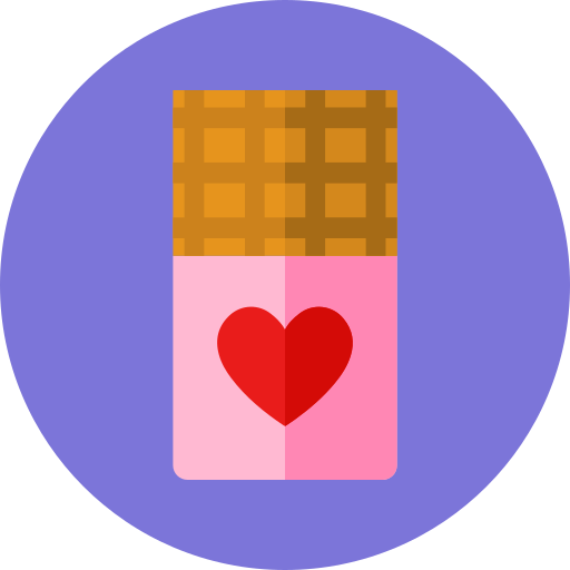 czekolada Generic color fill ikona