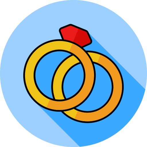 Обручальное кольцо Generic color lineal-color иконка