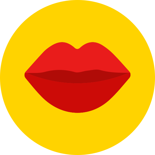 lèvres Generic color fill Icône