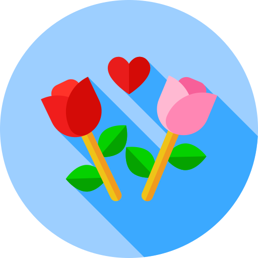 薔薇 Generic color fill icon