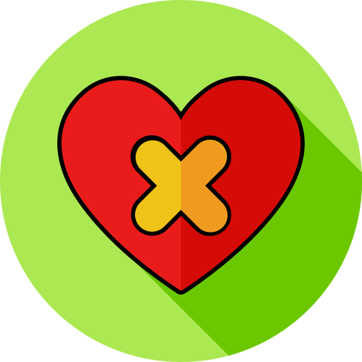 Wounded heart Generic color lineal-color icon