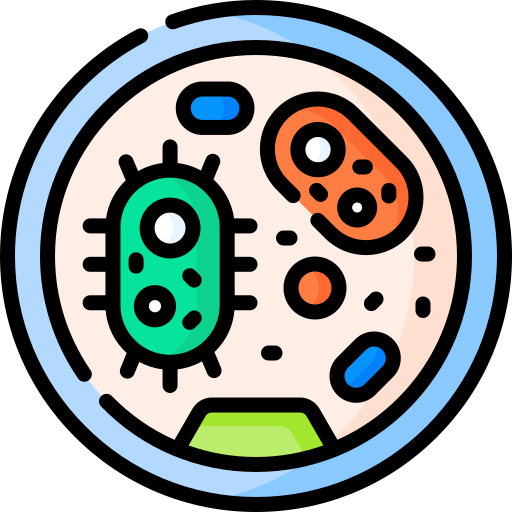 bacterias Special Lineal color icono