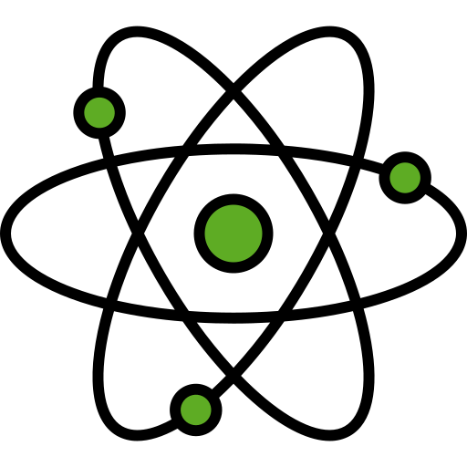 Átomo Generic color lineal-color Ícone