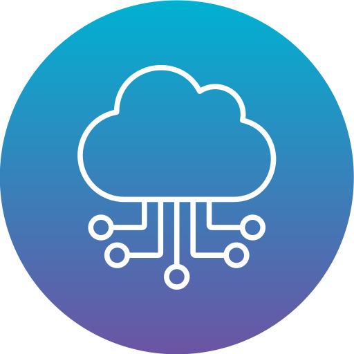 Cloud Computing Generic gradient fill icon