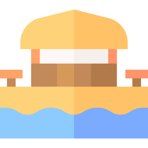 Beach Basic Straight Flat icon