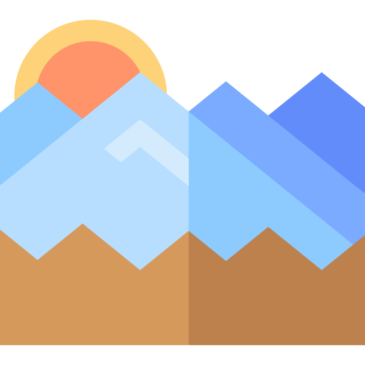 Sierra nevada Basic Straight Flat icon