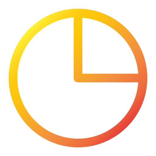 円グラフ Generic gradient outline icon