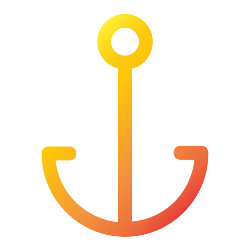 船のアンカー Generic gradient outline icon