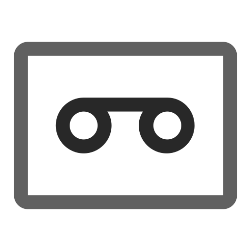 cassette Generic color outline icoon
