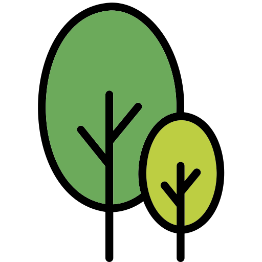Árvore Generic color lineal-color Ícone