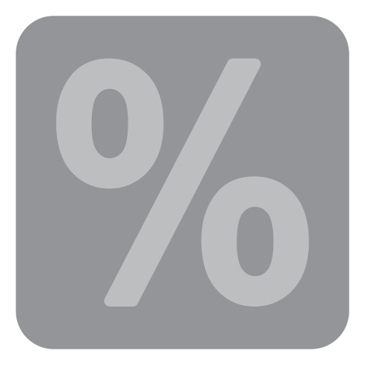 procent Generic color fill ikona