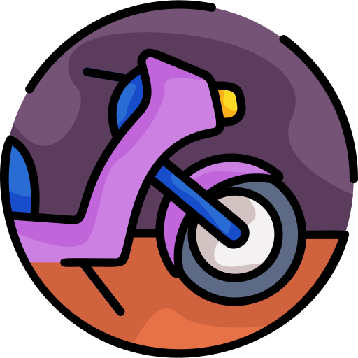 ciclomotor Generic color lineal-color icono