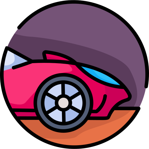 スポーツカー Generic color lineal-color icon