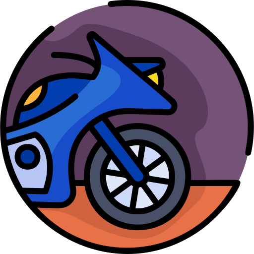 オートバイ Generic color lineal-color icon