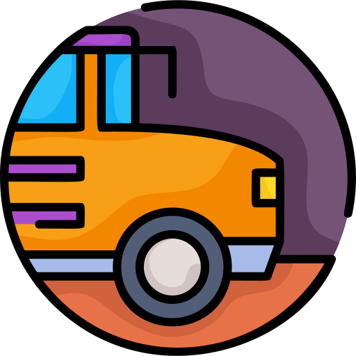 autobús escolar Generic color lineal-color icono