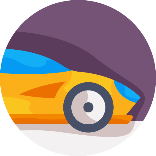 Racing car Generic color fill icon