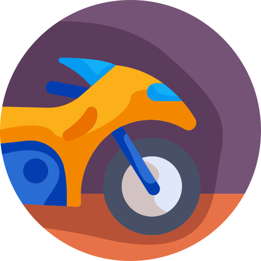 мотоцикл Generic color fill иконка