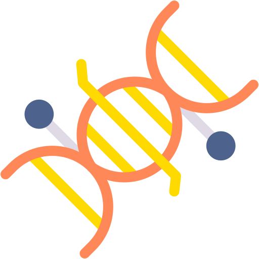 dna 구조 Generic color fill icon