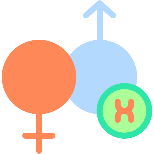 染色体 Generic color fill icon
