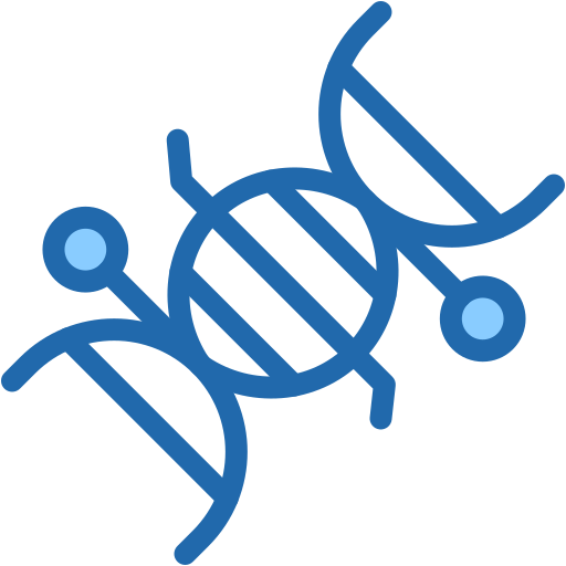 Структура ДНК Generic color lineal-color иконка