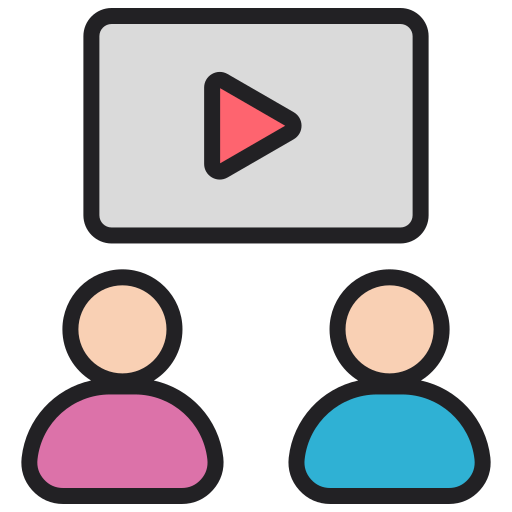視聴者 Generic color lineal-color icon