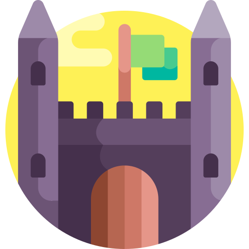 castle Detailed Flat Circular Flat icon