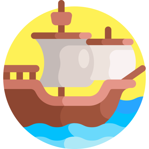 Battleship Detailed Flat Circular Flat icon