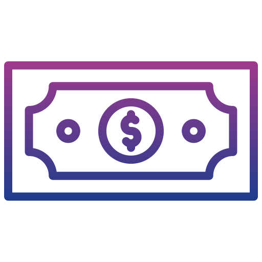 Banknote Generic gradient outline icon