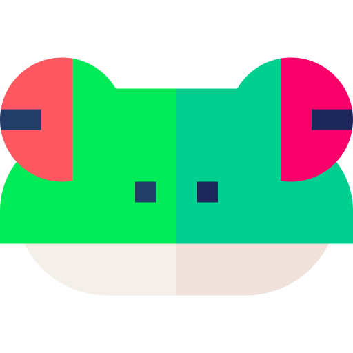 spadochroniarstwo redeyed żaba Basic Straight Flat ikona