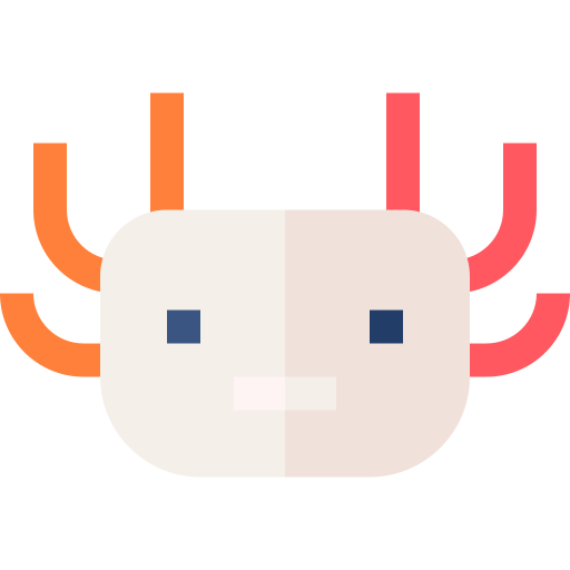 Axolotl Basic Straight Flat icono