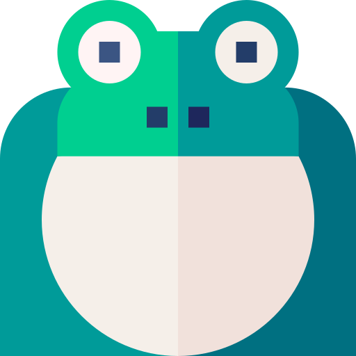 Toad Basic Straight Flat icon