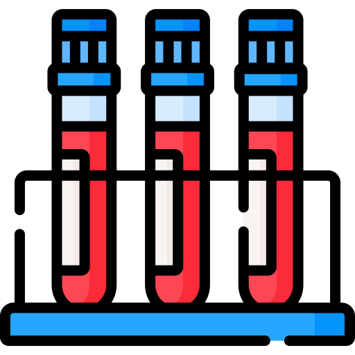 Blood Test Special Lineal color icon