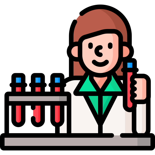 Lab technician Special Lineal color icon