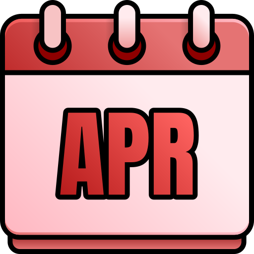April Generic gradient lineal-color icon