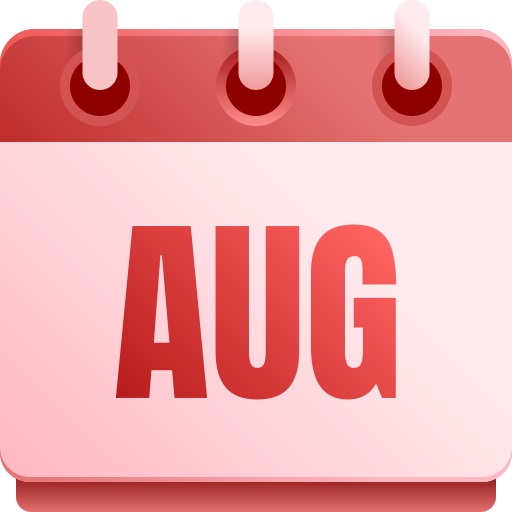 agosto Generic gradient fill icono