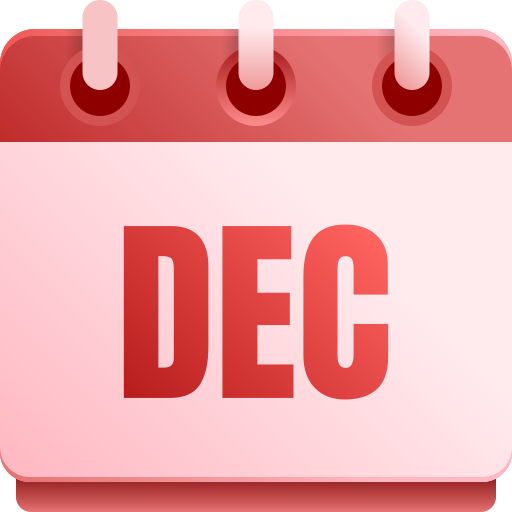 diciembre Generic gradient fill icono