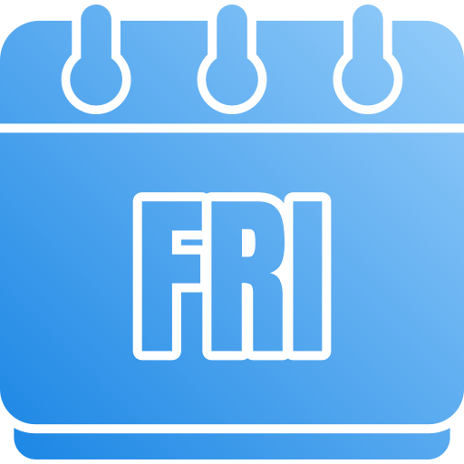 Friday Generic gradient fill icon