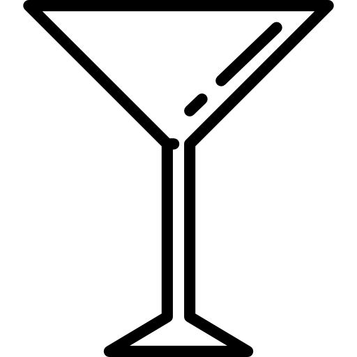 verre à martini Special Lineal Icône