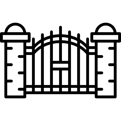 portões do cemitério  Ícone
