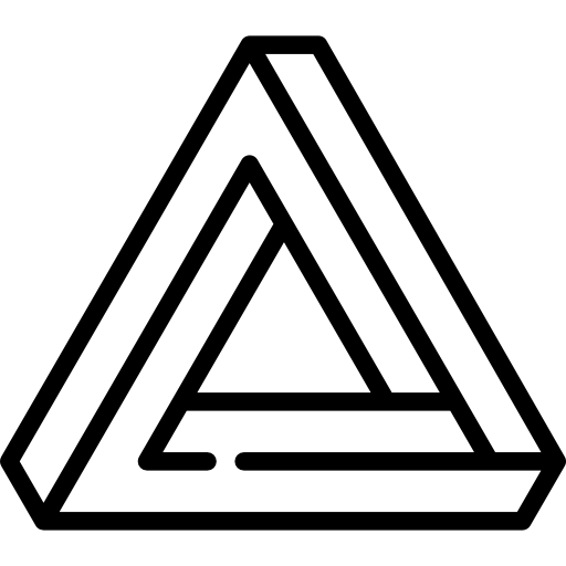 onmogelijke driehoek Special Lineal icoon